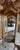 Vintage French Rococo Copper-Gilt Bow Front Tall Curio Cabinet With Mirrored Back For Sale - Image 4 of 11