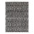 Keivan Woven Arts Large Modern Rug With Diamond Pattern in Black and Off White For Sale