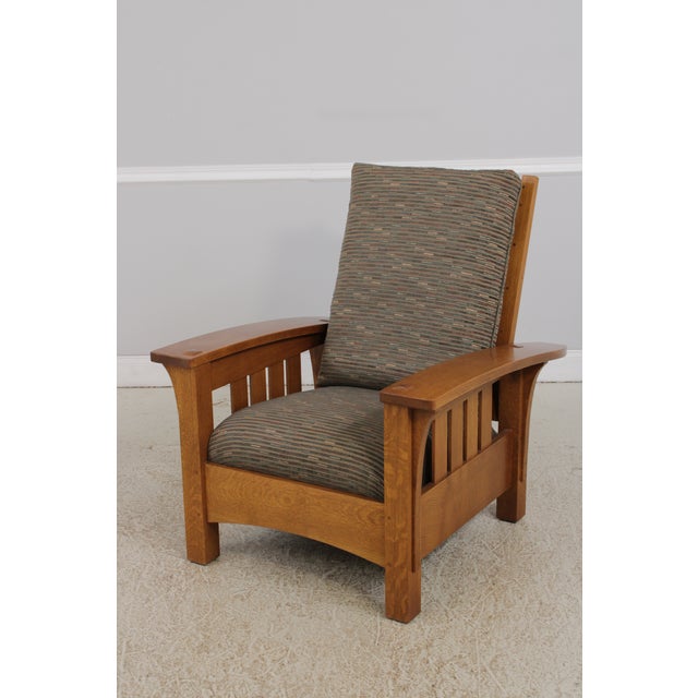 Age: C.2007 Details: Adjustable Reclining Back High Quality Construction Arts & Crafts Style Clean Well Cared For...