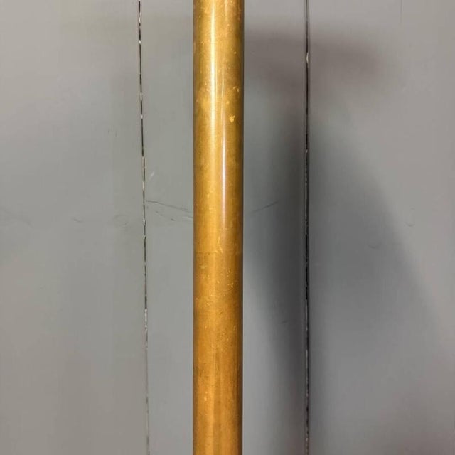 Large Antique Brass Stand or Column For Sale - Image 6 of 13