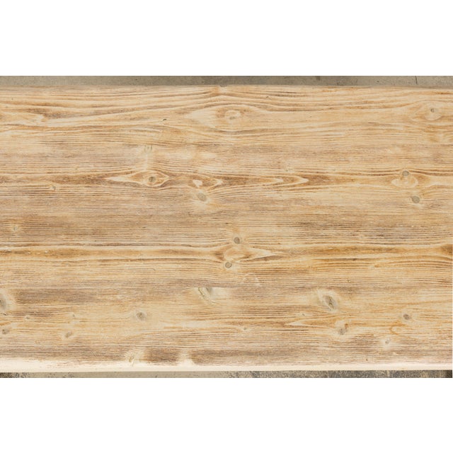 Late 19th Century French Provincial Bleached Pine Monastery Dining Table For Sale In New York - Image 6 of 18