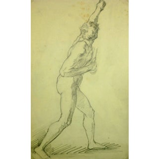 Nude Figure of Male Striking Pose For Sale