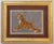 Contemporary Leopard Minimalism Folk Art English Traditional Goldenrod Brown Sienna Original Oil Painting by Cleo Plowden For Sale - Image 3 of 5