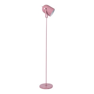 Vintage 1980s Post Modern Lumiray Mauve Pink Spotlight Floor Lamp For Sale