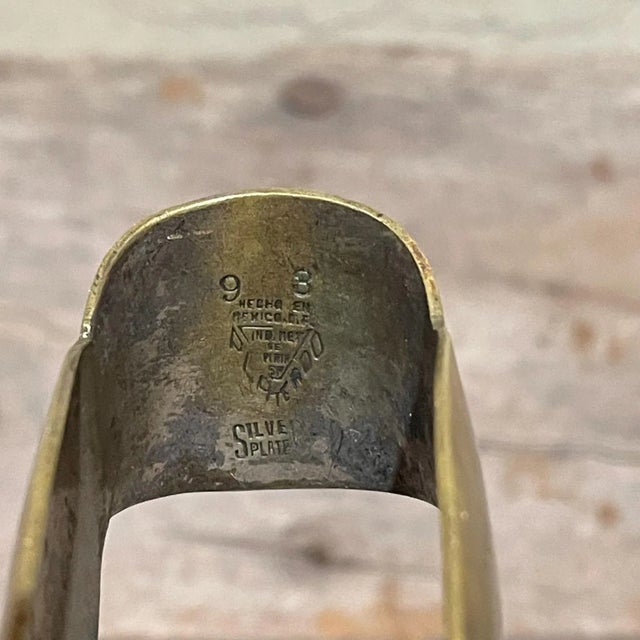 Vintage Silverplate Ice Tongs For Sale - Image 10 of 11