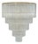 1960s Monumental German 5-Tier Glass Chandelier Attributed to Christoph Palme For Sale
