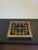 Mid-Century Modern Vintage Brass Square Geometric Trivet MCM Footed For Sale - Image 3 of 10