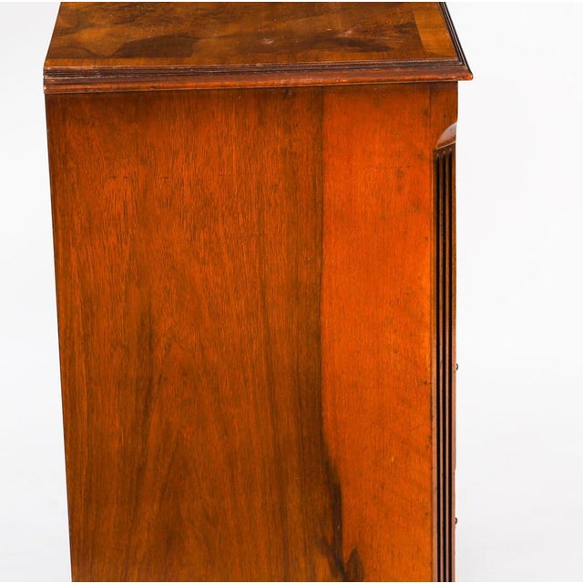 Mid-Century Burr Walnut Bedside Chests, Set of 2 For Sale - Image 11 of 18