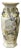 Chinese Scenery Graphic Hexagonal White Porcelain Art Vase 2 For Sale