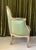 Louis XV Period Bergere in Green Taffeta For Sale - Image 4 of 5