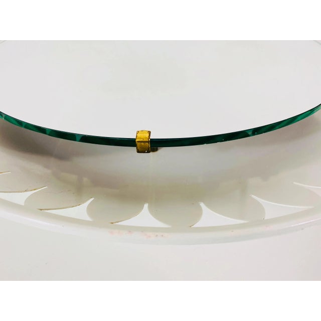 Mid-Century Metal Illuminated Mirror from Hillebrand, Germany, 1960s For Sale - Image 6 of 10