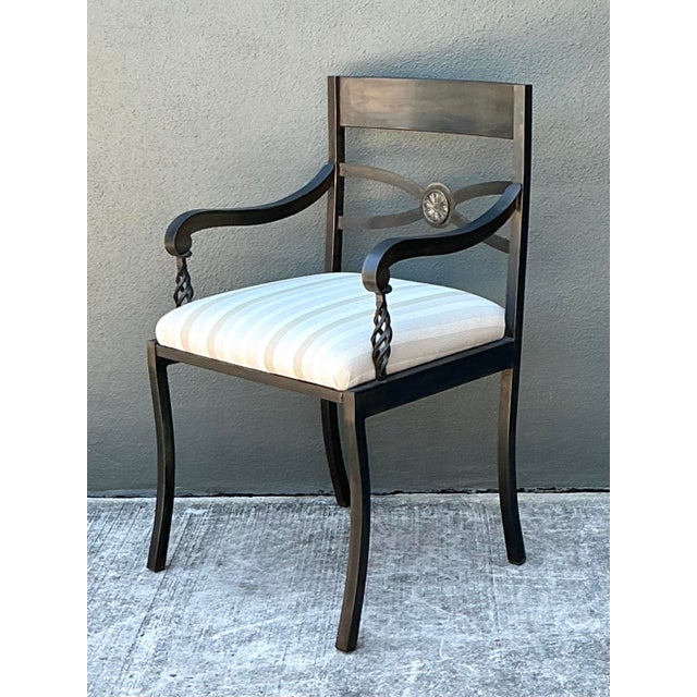 Vintage Twisted Iron Arm Chair For Sale In West Palm - Image 6 of 12