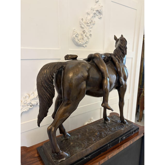 Large Antique Bronze Study Figurine, 1880 For Sale - Image 10 of 18