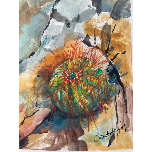 How does a cactus growing in the out of a cliff wall? This little guy has held for awhile on the cliff in St Thomas USVI....