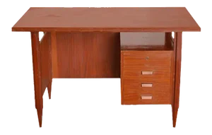 Wooden Desk, 1960s
