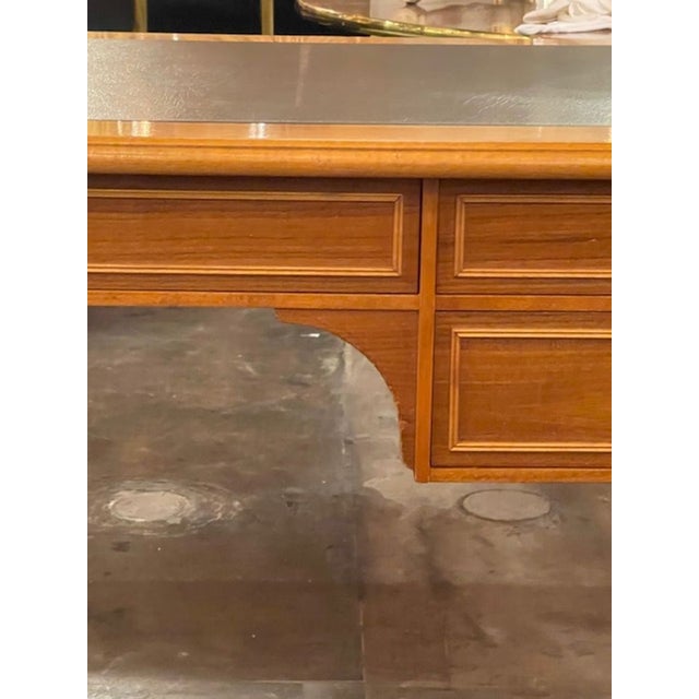 French French Walnut Louis XVI Design Desk For Sale - Image 3 of 6