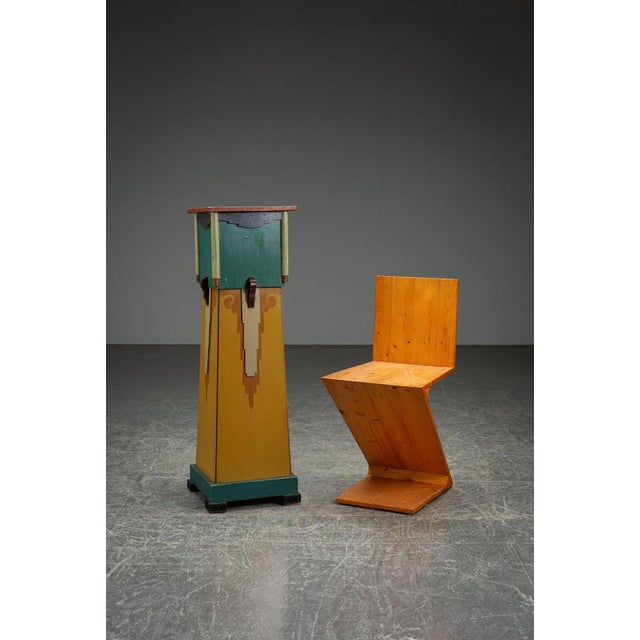 1920s Amsterdam School Pedestal For Sale - Image 11 of 14