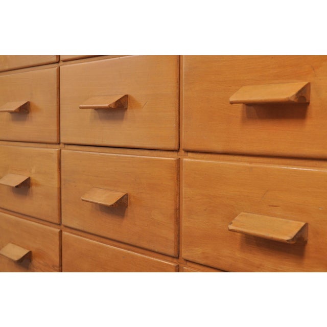 Vintage Shop Display Cabinet in Oak and Beech, 1930s For Sale - Image 11 of 18