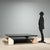 Vintage 1970s coffee table, characterized by a design that combines elegance and functionality. Made with a double black...