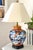 Vintage Imari Table Lamp With Shade and Finial For Sale - Image 9 of 9