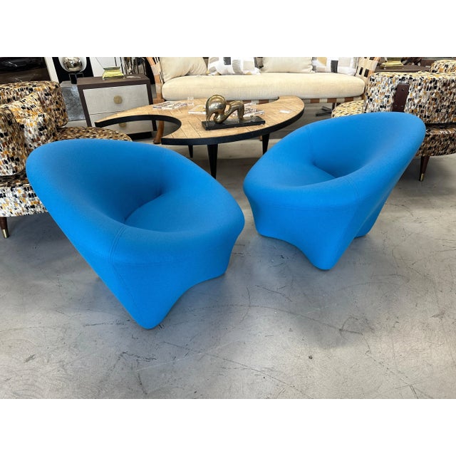 Pierre Paulin Pop Art 1970’s Chairs in the style of Pierre Paulin - A Pair For Sale - Image 4 of 12