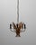 20th Century Italian Gilded Florentine Tole Wheat Sheaf Chandelier by Hans Kögl For Sale - Image 12 of 18