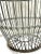 Metal 1920s Antique Zinc Wire Egg Gathering Basket With Handle For Sale - Image 7 of 8