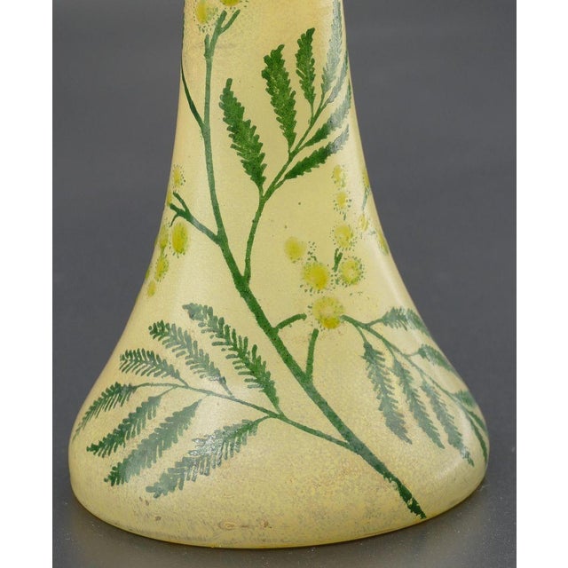 French Art Nouveau Vase from Legras & Cie For Sale - Image 4 of 5