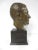 Mid-Century Modern Mid Century Male Bust Cast Plaster Sculpture in the Style of Bronze For Sale - Image 3 of 11