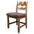 Brown Razoblade Dining Chair in Oak attributed to Henning Kjærnulf, Denmark, 2023 For Sale - Image 8 of 8