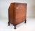 Chippendale Mahogany Secretary Slant Top Desk, 1920's For Sale - Image 11 of 16