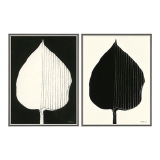 Hosta I and II by Susan Hable For Sale