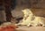 Benjamin Vautier, Genre Scene with Man and Dog, 1800s, Oil Painting on Canvas, Framed For Sale - Image 10 of 12