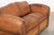 Brown French Leather Moustache Back Club Sofabed, 1930s For Sale - Image 8 of 16