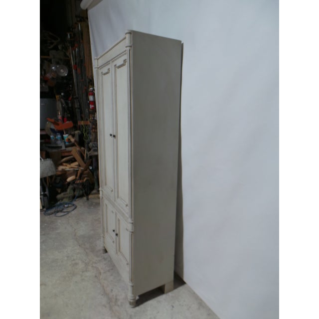 Gustavian Style Wardrobe For Sale - Image 4 of 14