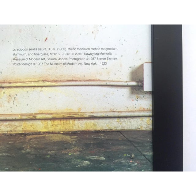 Frank Stella Vintage 1987 Lithograph Photo Print Framed Museum of Modern Art Collector's Exhibition Poster For Sale - Image 11 of 13