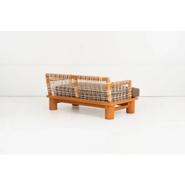 Karl Springer for Karl Springer, LTD Dowelwood Sofa1980c. For Sale - Image 10 of 18