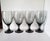 Mid-Century Modern Vintage Libbey Classic Smoke Goblet Beverage Glasses - Set of 4 For Sale - Image 3 of 7
