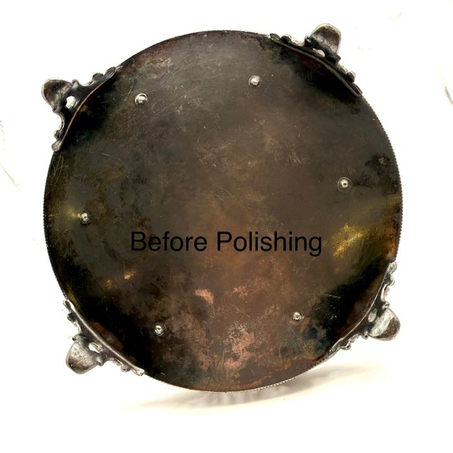 1940s Silver Plate Cordial Glass Holder for Your Barcart For Sale - Image 5 of 9