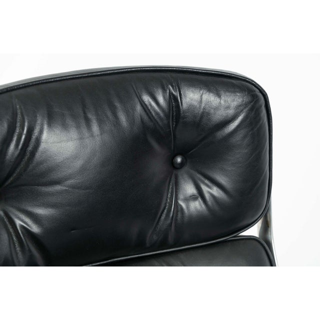 Eames Time Life Executive Chair Herman Miller Black Leather Office Chair 1981 For Sale - Image 11 of 18