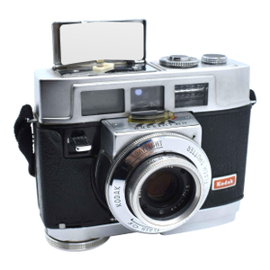 Mid 20th Century Kodak Motormatic 35f Film Camera With Built-in Pop-Up Flash Usa