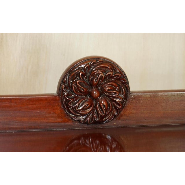 Antique English Mahogany Bookcase Trolly in the style of Gallows, 1840s For Sale - Image 13 of 18