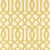 Schumacher Imperial Trellis Wallpaper in Citrine For Sale