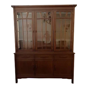 2000s Stickley Gamble House China Top and Buffet - Set