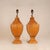 Chocolate Traditional English Table Lamps Vintage Chesterfield Style Vase Lamps Leather - a Pair For Sale - Image 8 of 12