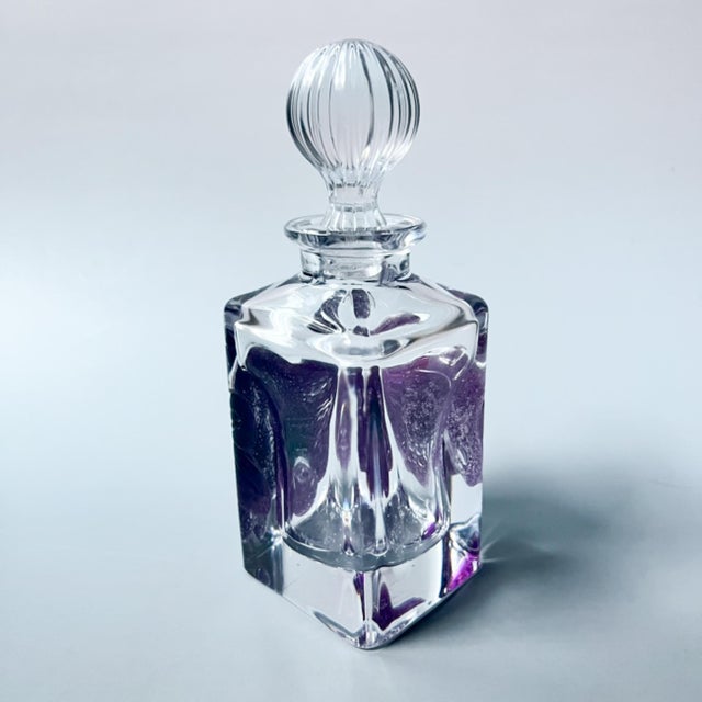 Daum Daum France Coppelia Amethyst Pate De Verre Crystal Perfume Bottle For Sale - Image 4 of 14