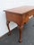 Wood Early 1900s Ball and Claw Feet Burlwood Writing Office Desk 6392 For Sale - Image 7 of 18