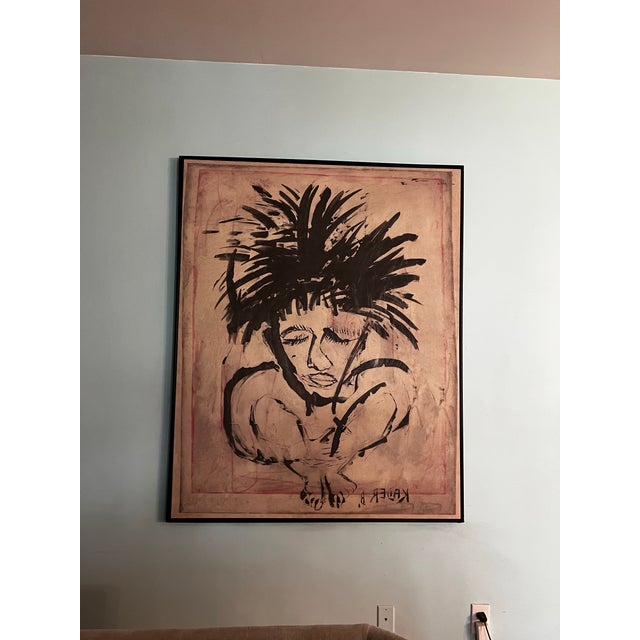 Resting by Abdoul Kader Boly, Framed For Sale - Image 4 of 7