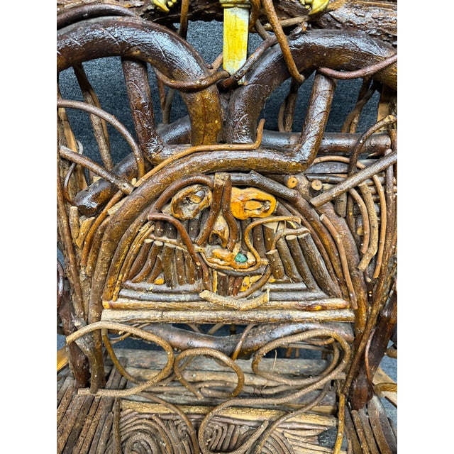 1937 Old Hickory Company Presentation "The Dog Chair" For Sale - Image 15 of 18