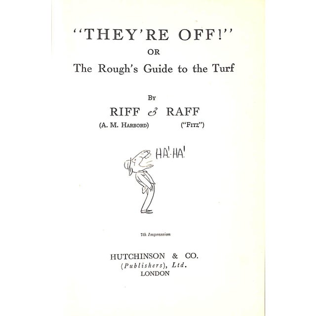 "They're Off!" Or, the Rough's Guide to the Turf" 1940 Riff and Raff For Sale - Image 4 of 9